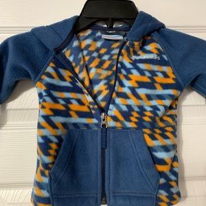 Infant Columbia fleece hooded jacket